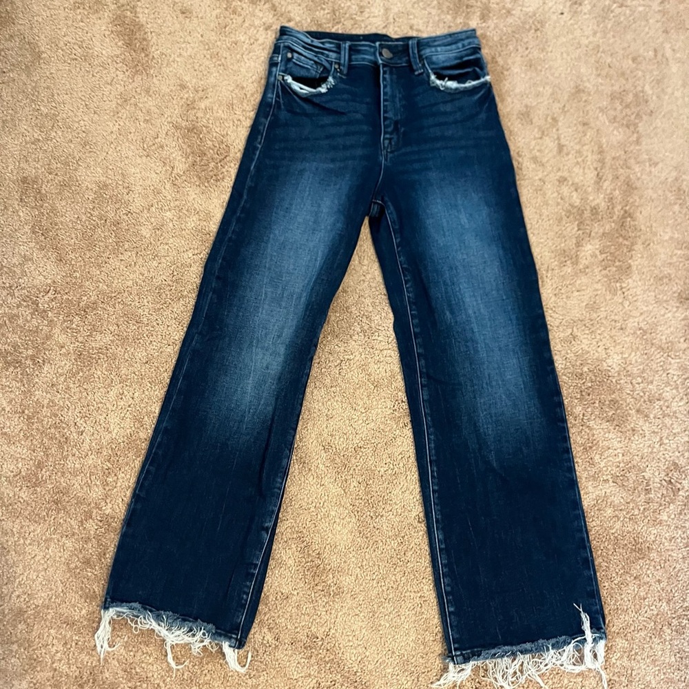 Blue wide legs jeans size 3/25